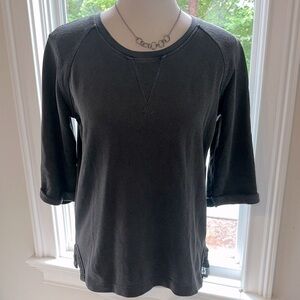 The Wrap Lightweight 3/4 Sleeve Sweatshirt, Size 6 US, EUC